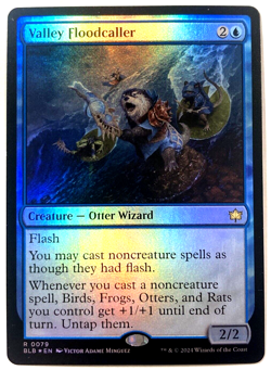 MTG Valley Floodcaller FOIL Bloomburrow 0079 NM - Image 1