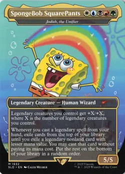 SpongeBob SquarePants - Jodah, the Unifier Secret Lair Drop Series Regular #1932 - Image 1