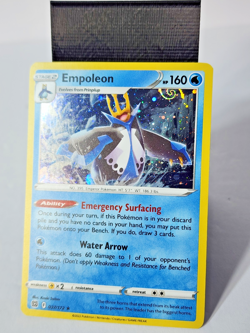 Pokemon Empoleon Full HD Swirl 037/172 Sword & Shield Cosmos Holo HD Galaxy - Image 1