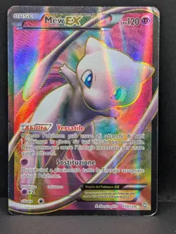 Mew EX 120 Full Art 120/124 Dragons Exalted Holo Ultra Rare Pokemon TCG ITALIAN - Image 1