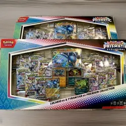 Pokemon Lucario Ex Tyranitar Ex Premium Collection Sam's Club Exclusive Lot Of 2 - Image 1