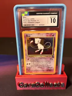 2000 Pokemon Mew Black Star Promo Holo Rare Cgc Gem Mint 10 - Image 1