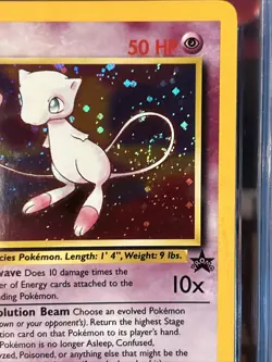 2000 Pokemon Mew Black Star Promo Holo Rare Cgc Gem Mint 10 - Image 2
