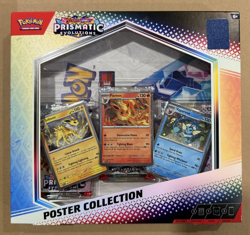 NEW Pokemon TCG S&V Prismatic Evolutions Poster Collection Box Sealed 3 Packs 🔥 - Image 1