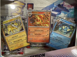 NEW Pokemon TCG S&V Prismatic Evolutions Poster Collection Box Sealed 3 Packs 🔥 - Image 3