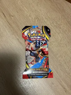 Mega evolution Sealed Sleeved Booster Pack - Lucario art Pokemon TCG - Image 1