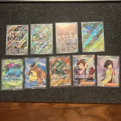 151 Pokemon IR, Full Art, Ex Lot. All Pulled By Me And Immediately Sleeved - Image 2