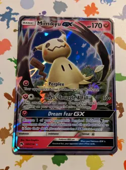 Pokemon TCG Mimikyu GX 149/214 Sun & Moon Lost Thunder Holo English 2018 - Image 1