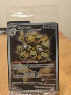 SEALED Alakazam 009 Stamped Pokemon Center Promo Mega Evolution - NM - Image 1