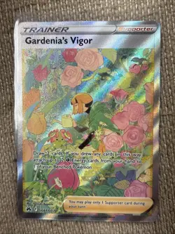 Gardenia's Vigor GG61/GG70 Pokemon Crown Zenith Galarian Gallery NM - Image 1