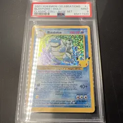 2021 Pokemon Celebrations Classic Blastoise Holo #2/102 - PSA 9 (MINT) - Image 1