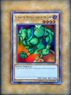 Yugioh La Jinn the Mystical Genie of the Lamp LCKC-EN002 Ultra Rare NM - Image 1