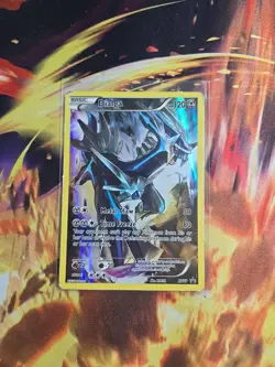 Dialga XY77 Holo Mythical Black Star Promo Pokemon Card - Image 1