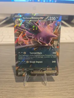 Pokemon Card Team Rocket's Nidoking EX 217 Black Star Promo - Near Mint 10.5.2 - Image 1