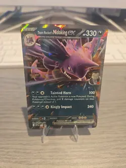 Pokemon Card Team Rocket's Nidoking EX 217 Black Star Promo - Near Mint 10.5.2 - Image 2
