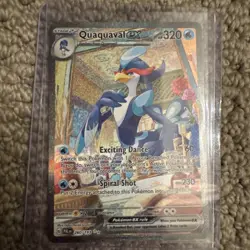 Quaquaval EX Pokemon Card - Stage 2, HP 320, Rare Holo - Image 1