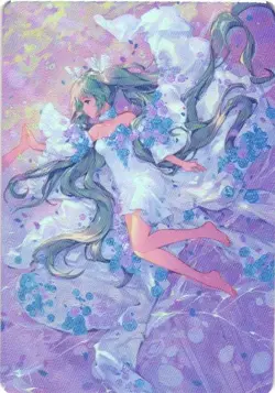 HATSUNE MIKU Holographic Custom Art Goddess Story Collectible Card - Image 1