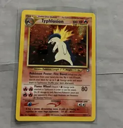 Pokemon Typhlosion Neo Genesis Holo Card #18/111 Rare, Near Mint Condition - Image 1