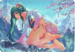 HATSUNE MIKU Holographic Custom Art Goddess Story Collectible Card - Image 1