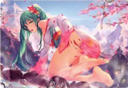 HATSUNE MIKU Holographic Custom Art Goddess Story Collectible Card - Image 2