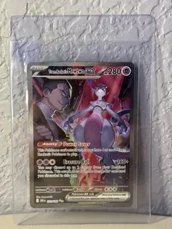 Pokemon Mewtwo EX Team Rockets Sir Destined Rivals Card 231/182 NM Condition - Image 3