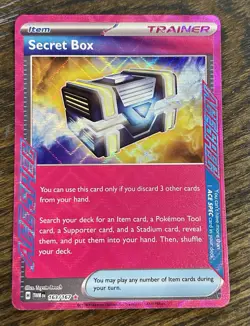 Pokemon TCG Trainer Card Secret Box 163/167 Holo Rare, Near Mint Condition - Image 1