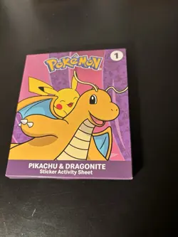 2025 McDonald Pokemon Trading Card Game Booster Pack And Stickers Set Of 2! - Image 2