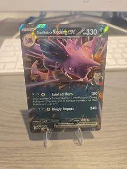 Pokemon Card Team Rocket's Nidoking EX 217 Black Star Promo - Near Mint 10.5.1 - Image 1