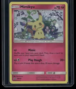 Mimikyu Holo SM163 - 2019 Black Star Promo Pokemon Card NM1 - Image 1