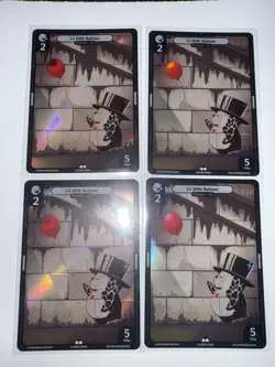 DECK BUILDER - FOIL - X4 Pack - Vibes TCG Lil With Balloon - Card # 131 - Image 1