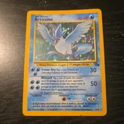 LP! Articuno 2/62 Fossil Holo Rare Pokemon Card - Image 1