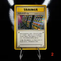 Arcade Game Slot Machine Trainer Regular Japanese (Banned) Pokemon Card - Image 1