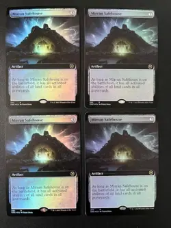 MTG- Mirran Safehouse x4 - All Will Be One - Extended Art FOIL - Image 1
