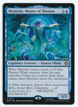 Mysterio, Master of Illusion #0037 MTG Marvel's Spider-Man Magic The Gathering - Image 1