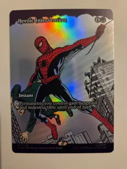 MTG Marvel's Spider-Man Heroic Intervention Borderless Foil #0034 - Image 1