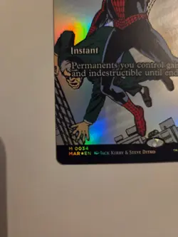 MTG Marvel's Spider-Man Heroic Intervention Borderless Foil #0034 - Image 2