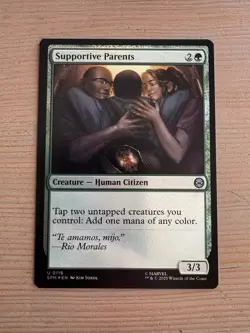 Supportive Parents - 119 - MTG: Spider-Man: Eternal-Legal - Uncommon - FOIL - Image 1