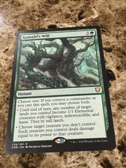 KAMAHL'S WILL Magic MTG Commander Legends - Image 1
