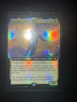 MTG Cosmic Spider-Man 0271 Foil (Extended Art) Marvel's Spider-Man NM SPM - Image 1