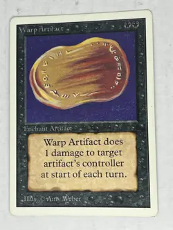MTG Warp Artifact Unlimited LP - Image 1