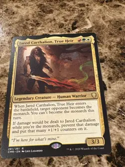JARED CARTHALION, TRUE HEIR Magic MTG Commander Legends - Image 1