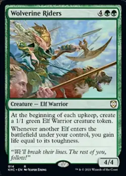 Wolverine Riders Kaldheim Commander LP MTG - Image 1