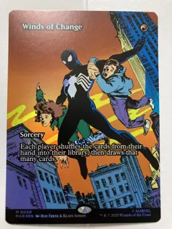MTG Foil English Winds of Change Spider-Man SPM - Image 1