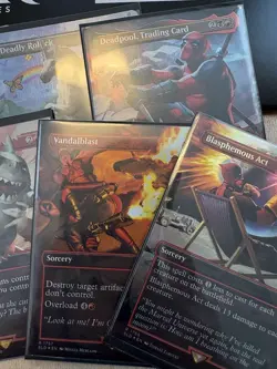 MTG Secret Lair Deadpool Rainbow Foil - Image 3