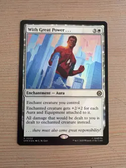 With Great Power. - 24 - MTG: Marvel’s Spider-Man: Eternal - Rare - FOIL - Image 1