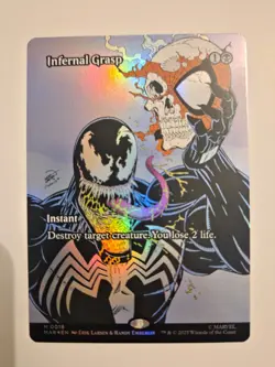 MTG Marvel’s Spider-Man Infernal Grasp Borderless Foil #18 - Image 1