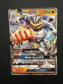 Machamp GX 64/147 Burning Shadows Holo Sun & Moon Pokemon - Image 1