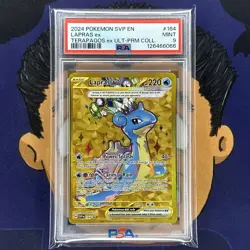 PSA 9 MINT 2024 Pokemon Terapagos ex Ultra-Premium LAPRAS EX #164 Promo - Image 2