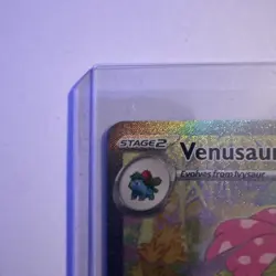 Pokemon TCG Venusaur ex 198/165 Scarlet Violet 151 Special Illustration Rare SIR - Image 3