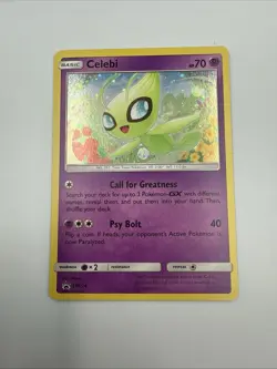 Celebi SM224 Cosmos Holo - Sun & Moon Promo Pokemon Tcg - Image 3